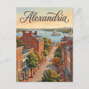 Carte Postale Alexandrie, Virginie