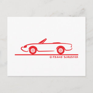 Carte Postale Alfa Romeo Spider Duetto