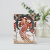 Carte Postale Alfons Mucha 1898 Danse (Debout devant)