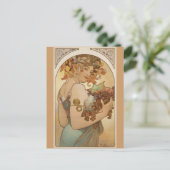 Carte Postale Alfons Mucha - Fruits (Debout devant)