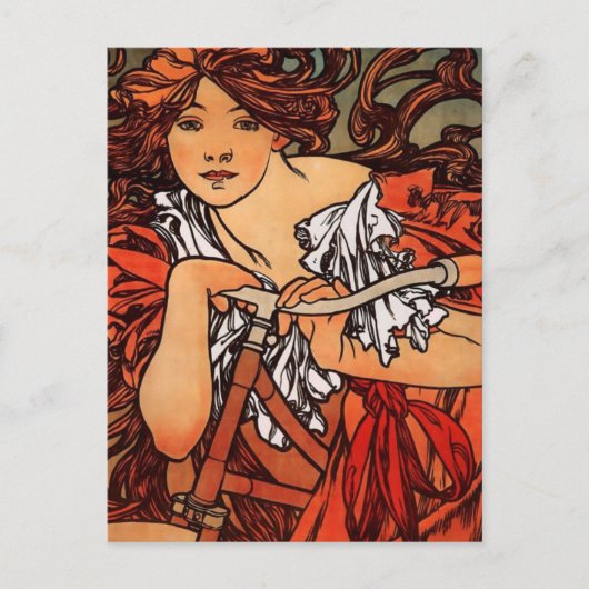 Carte Postale Alfons Mucha Perfecta (Devant)