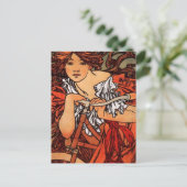 Carte Postale Alfons Mucha Perfecta (Debout devant)