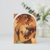 Carte Postale Alfonse Mucha Fruit (Debout devant)
