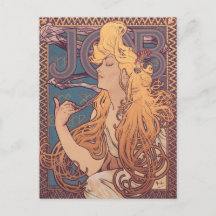 Alfonse Mucha Job Art Nouveau femme