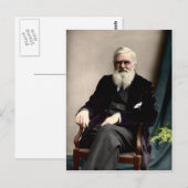 Carte Postale Alfred Russel Wallace c1895 (Devant / Derrière)