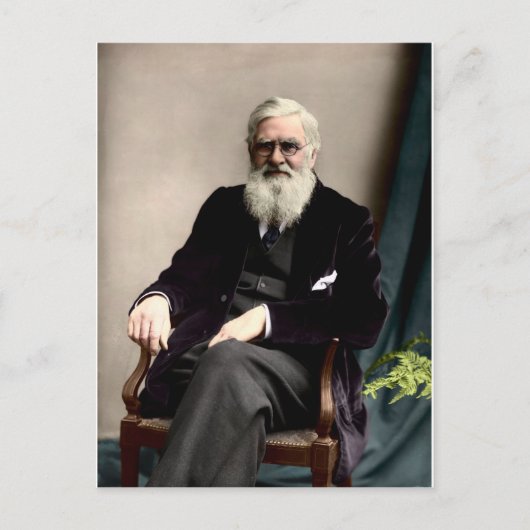 Carte Postale Alfred Russel Wallace c1895 (Devant)
