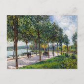 Carte Postale Alfred Sisley - Allée des châtaigniers (Devant)