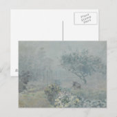 Carte Postale Alfred Sisley - Fog, Voisins (Devant / Derrière)