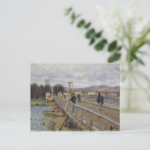 Carte Postale Alfred Sisley | Footbridge à Argenteuil (Debout devant)