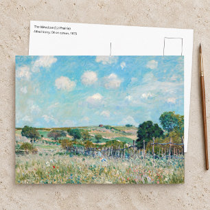 Carte Postale Alfred Sisley - La Prairie