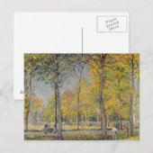 Carte Postale Alfred Sisley | le Bois de Boulogne (Devant / Derrière)