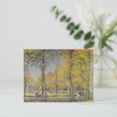 Carte Postale Alfred Sisley | le Bois de Boulogne (Debout devant)