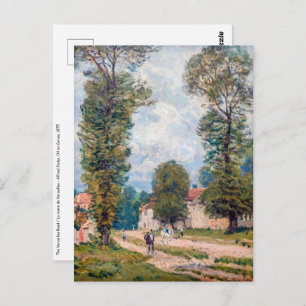 Carte Postale Alfred Sisley - Le chemin Versailles