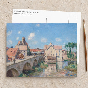 Carte Postale Alfred Sisley - Le Pont de Moret