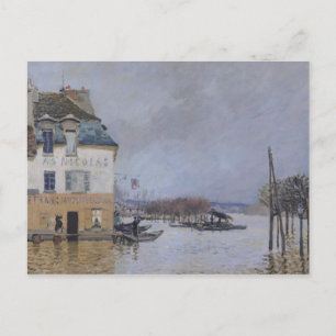 Carte Postale Alfred Sisley Les inondations à Port-Marly