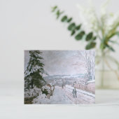 CARTE POSTALE ALFRED SISLEY - NEIGE À LOUVECIENNES (Debout devant)