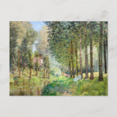 Carte Postale Alfred Sisley - Reposez le long du ruisseau (Devant)