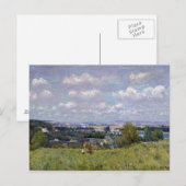 Carte Postale Alfred Sisley | Vallée de la Seine à St-Cloud (Devant / Derrière)