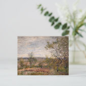 Carte Postale Alfred Sisley - Vent Day à Veneux (Debout devant)