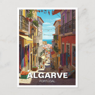 Carte Postale Algarve Portugal Travel