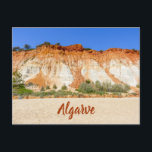 Carte Postale Algarve Praia da Falésia au Portugal<br><div class="desc">Photographie de la magnifique plage de Praia da Falésia dans l'Algarve au Portugal avec les magnifiques rochers rouges.</div>