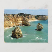 Carte Postale Algarve vacances plage au Portugal (Devant)