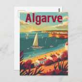 Carte Postale Algarve Vintage (Devant / Derrière)