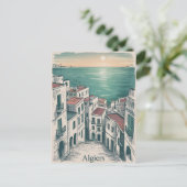 Carte Postale Alger vintage (Debout devant)