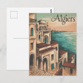 Carte Postale Alger Vintage (Devant / Derrière)