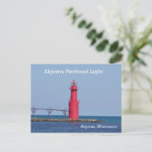 Carte Postale Algoma Pierhead Light Post Card (Debout devant)