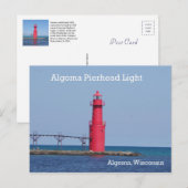 Carte Postale Algoma Pierhead Light Post Card (Devant / Derrière)