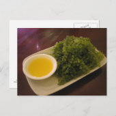 Carte Postale Algues avec trempette au citron (Devant / Derrière)