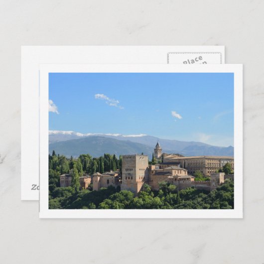 Carte postale Alhambra (Devant / Derrière)