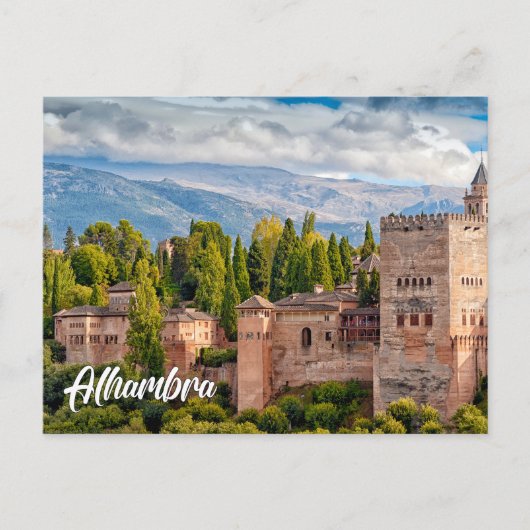 Carte Postale Alhambra, Allemagne (Devant)