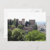 Carte Postale Alhambra, Grenade Espagne (Devant / Derrière)