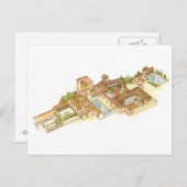 Carte Postale Alhambra Grenade Espagne. Les palais royaux (Devant / Derrière)