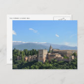 Carte postale Alhambra View (Devant / Derrière)