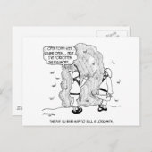 Carte Postale Ali Baba oublie son mot de passe (Devant / Derrière)