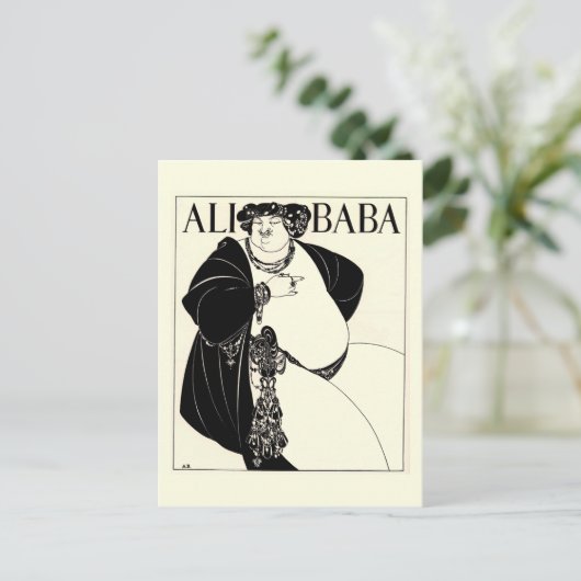 Carte Postale Ali Baba par Aubrey Beardsley (Debout devant)