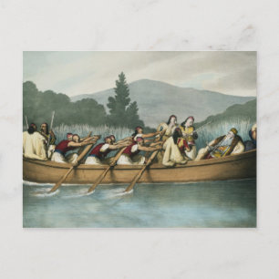 Carte Postale Ali Pasha (1741-1822) de Janina, chasse sur le lac