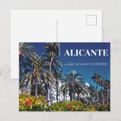 Carte postale Alicante (Devant / Derrière)
