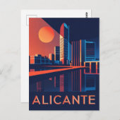 Carte Postale Alicante Espagne (Devant / Derrière)
