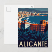 Carte Postale Alicante Espagne (Devant / Derrière)