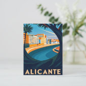Carte Postale Alicante Espagne (Debout devant)
