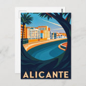 Carte Postale Alicante Espagne (Devant / Derrière)
