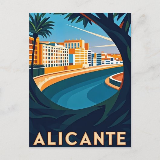 Carte Postale Alicante Espagne (Devant)