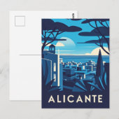 Carte Postale Alicante Espagne (Devant / Derrière)