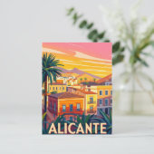 Carte Postale Alicante Espagne (Debout devant)