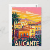 Carte Postale Alicante Espagne (Devant / Derrière)