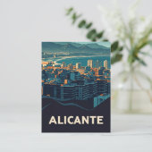 Carte Postale Alicante Espagne (Debout devant)